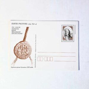 Fi 1033 całostka pocztowa Cp 750 lat Szczecina