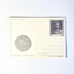 Fi 1013 całostka pocztowa Cp Poczet królów polskich