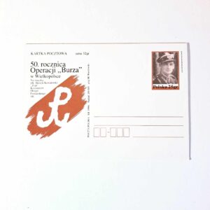 Fi 1084 całostka pocztowa Cp 50 rocznica operacji Burza.
