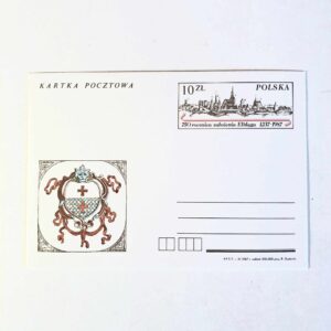 Fi 949 całostka pocztowa Cp 750-lecie założenia Elbląga