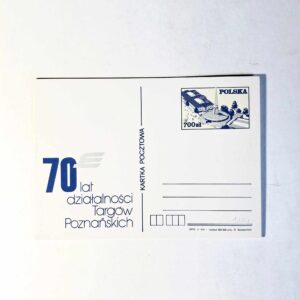 Fi 1014 całostka pocztowa Cp 70- lecie MTP