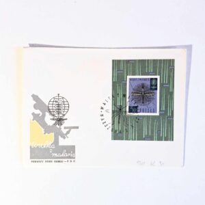 Fi 1201 blok 35 koperta FDC  Walka z malarią