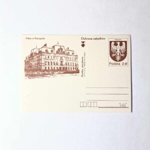 Fi 786 całostka pocztowa Cp Pałac w Pszczynie