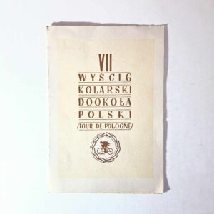 Fi 456 - 8 karnet FDC VII Wyścig kolarski dookoła Polski karnet