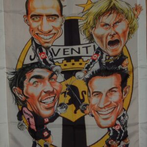 PIŁKA NOŻNA KLUB PIŁKARSKI JUVENTUS FLAGA PLAKAT GADŻET
