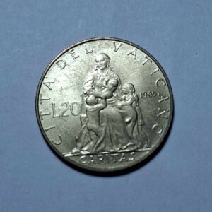 WATYKAN 20 LIRÓW 1965 - WAT 65/20