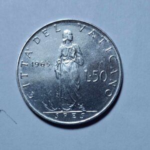 WATYKAN 50 LIRÓW 1965 - WAT 65/50