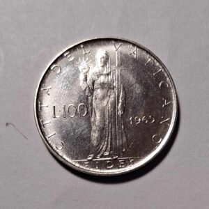 WATYKAN 100 LIRÓW 1965 - WAT 65/100