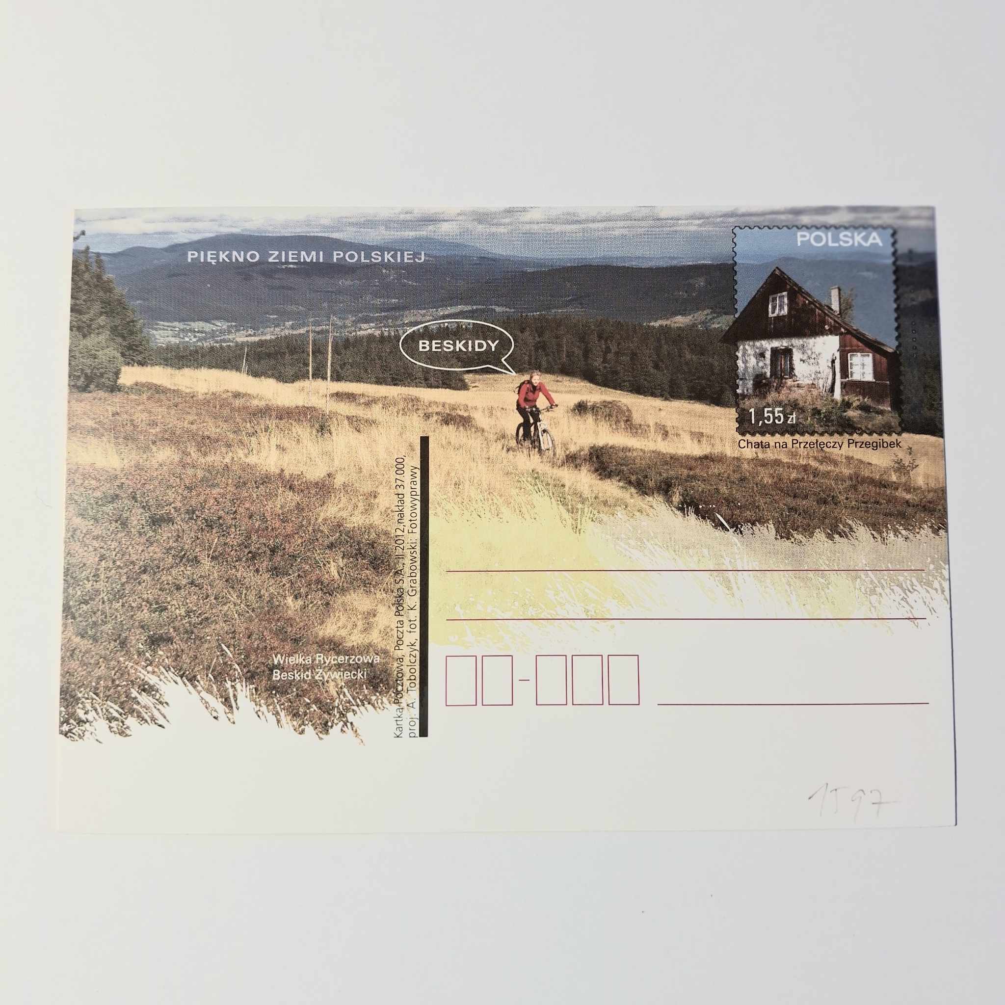 Fi 1597 całostka pocztowa Cp. Piękno ziemi polskiej