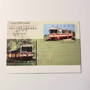 Fi 1721 całostka pocztowa Cp. Koleje wąskotorowe