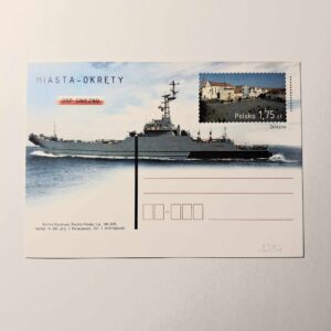 Fi 1724 całostka pocztowa Cp. Miasta - okręty.