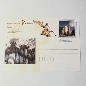 Fi 1604 całostka pocztowa Cp. Szlak cysterski