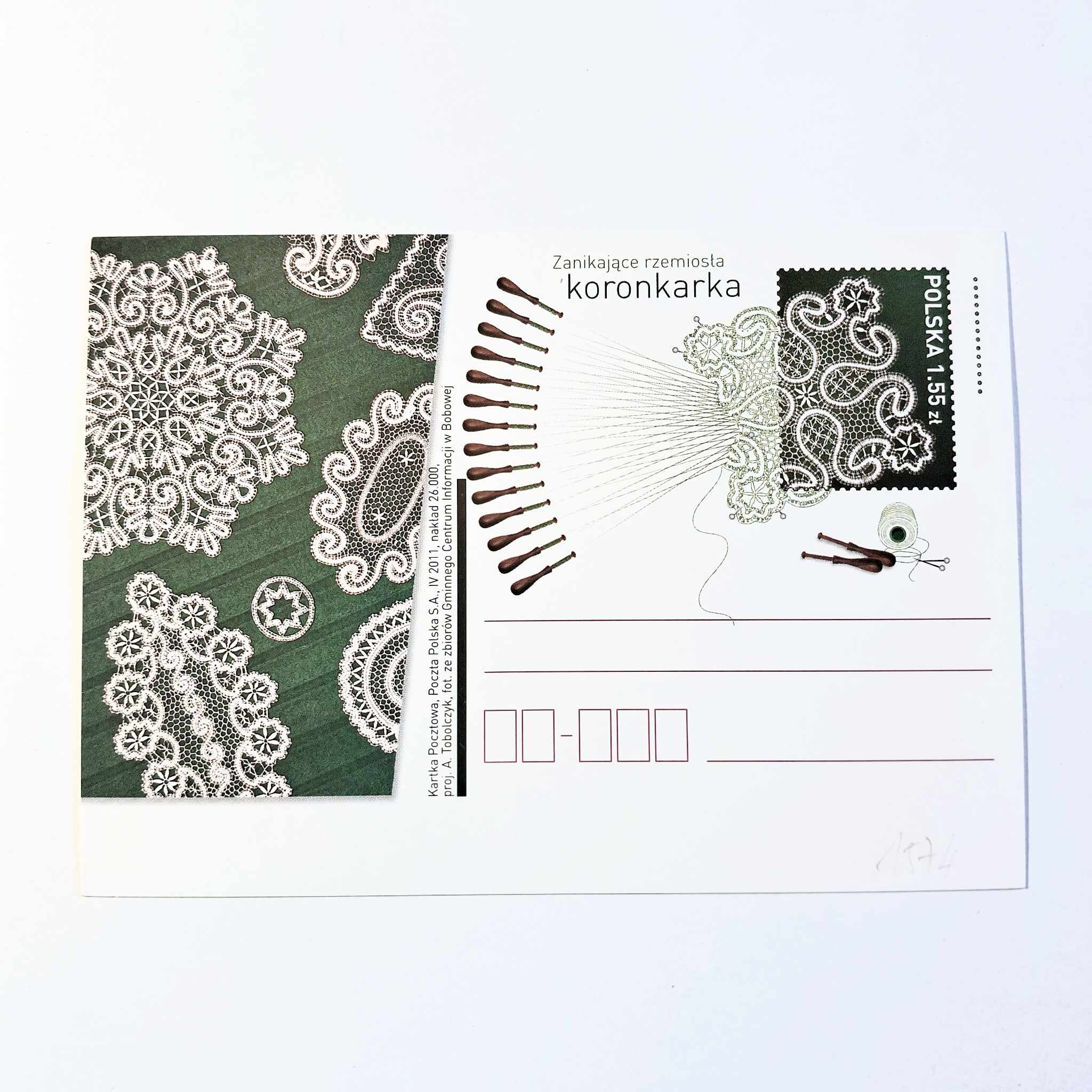 Fi 1574 całostka pocztowa Cp Zanikające rzemiosła