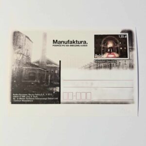 Fi 1610 całostka pocztowa Cp. Manufaktura...