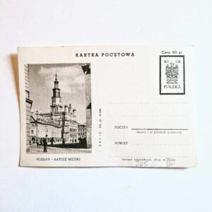 Fi 205c III całostka pocztowa Cp 1000-lecie Państwa Polskiego - Poznań