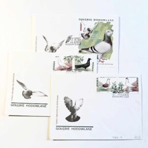 Fi 3363 - 7 FDC Gołębie hodowlane.