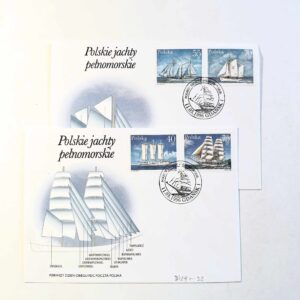 Fi 3429 - 32 koperta FDC Polskie jachty...
