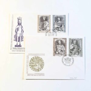 Fi 3373 - 6 FDC Poczet królów...