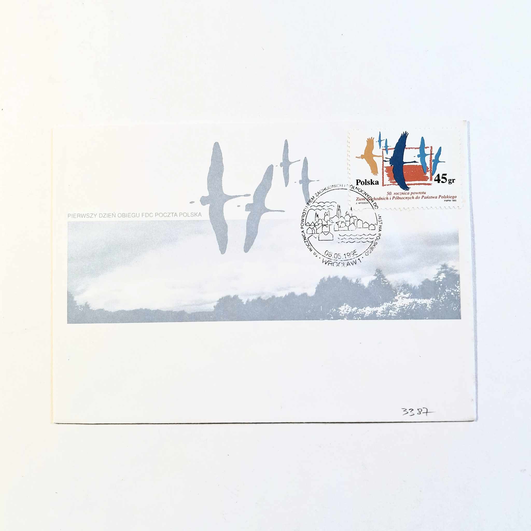 Fi 3387 FDC 50. rocznica powrotu...