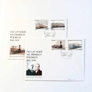 Fi 3393 - 96 FDC 150 lat kolei...
