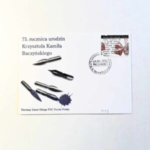 Fi 3423 koperta FDC 75. rocznica urodzin....