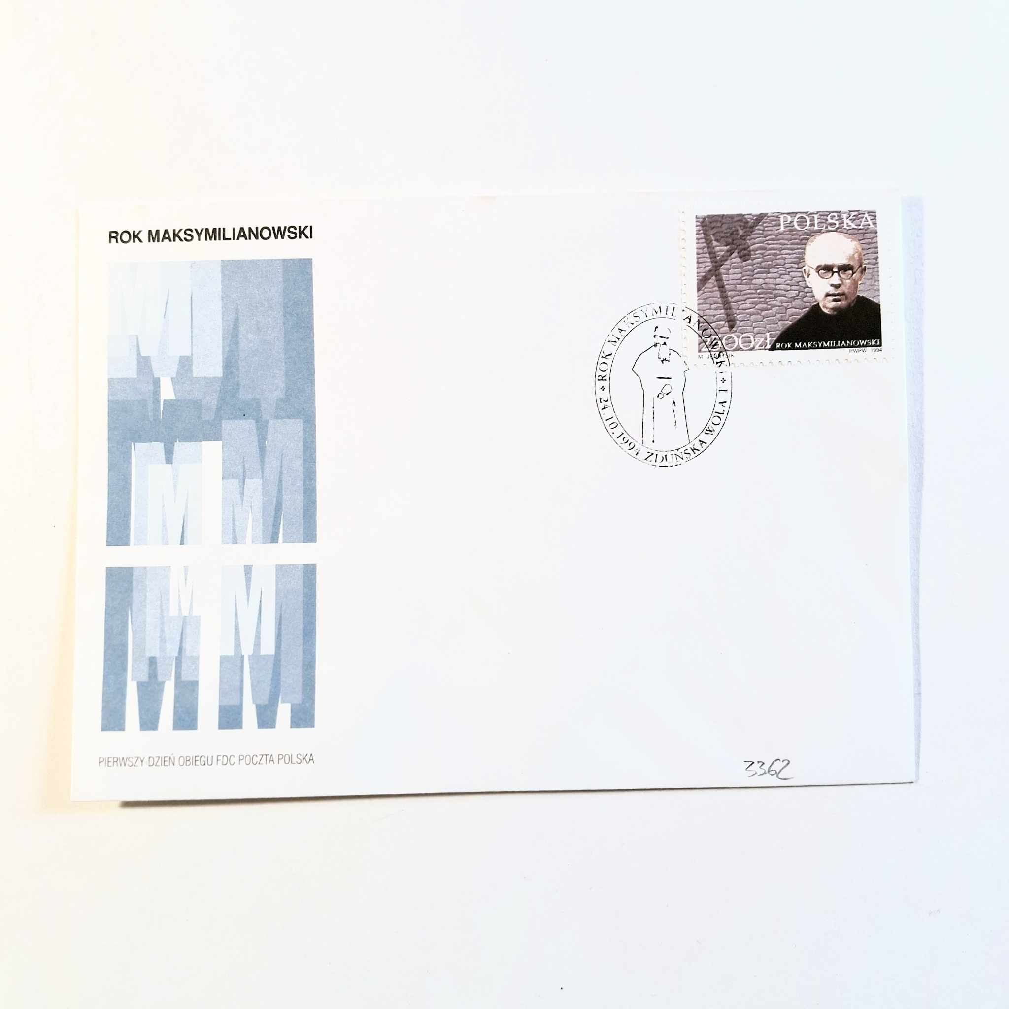 Fi 3362 FDC Rok Maksymilianowski...