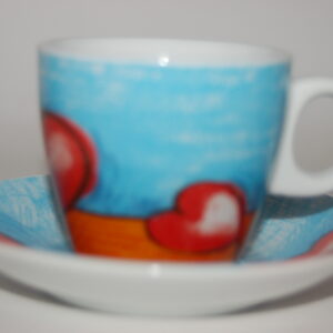 Filiżanka espresso EGAN CAMPO DI CUORI F2472