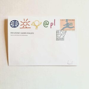 Fi 4004 koperta FDC Światowy Dzień Poczty