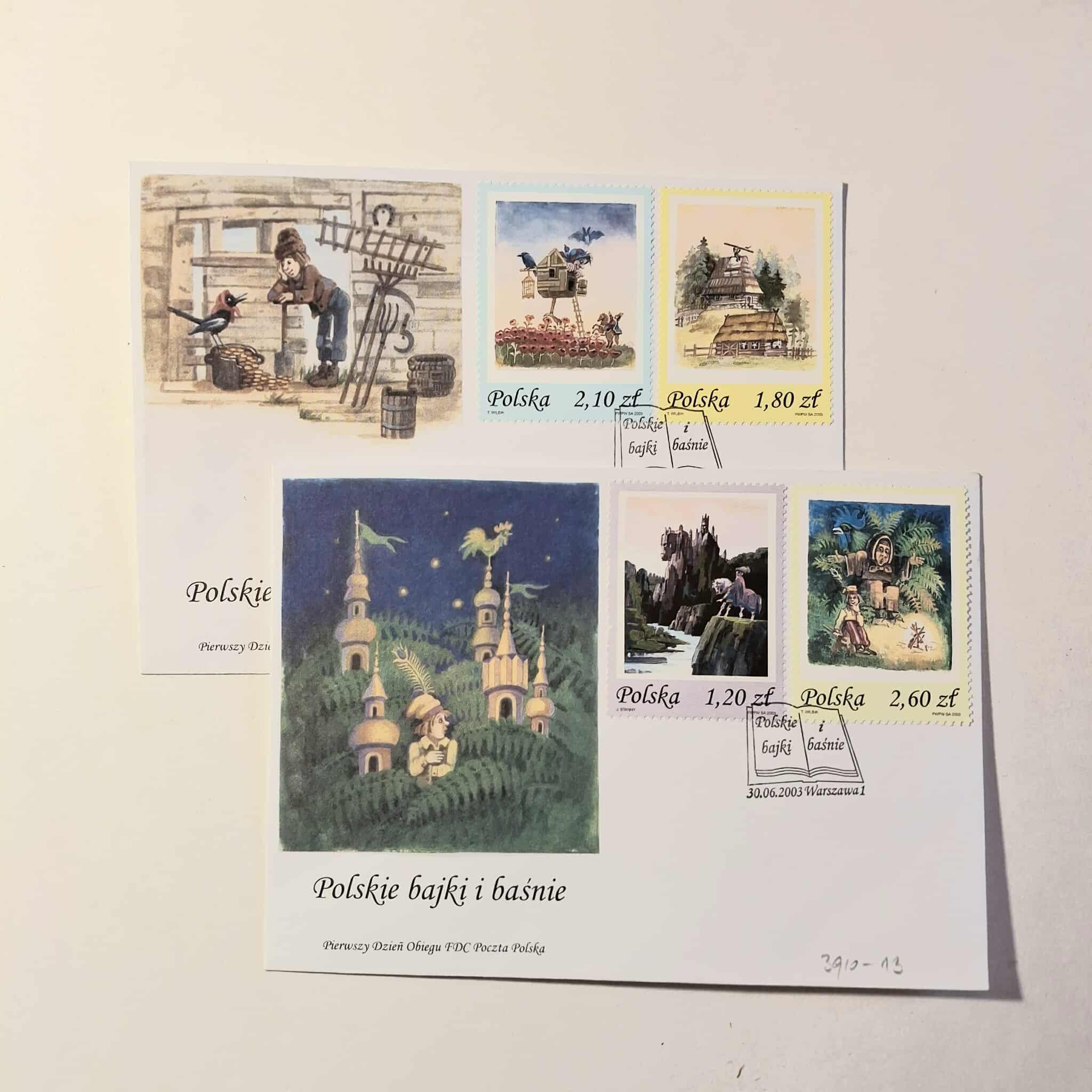 Fi 3910 - 13 Koperta FDC Polskie bajki i baśnie