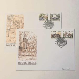 Fi 3673 - 6 Koperta FDC Dworki polskie.