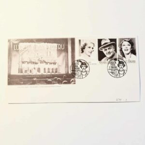 Fi 4591 - 3 koperta FDC Ludzie kina i teatru. DL