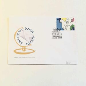 Fi 4238 koperta FDC  Światowy Dzień Poczty.