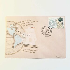 Fi 4236 koperta FDC  400. rocznica przybycia...
