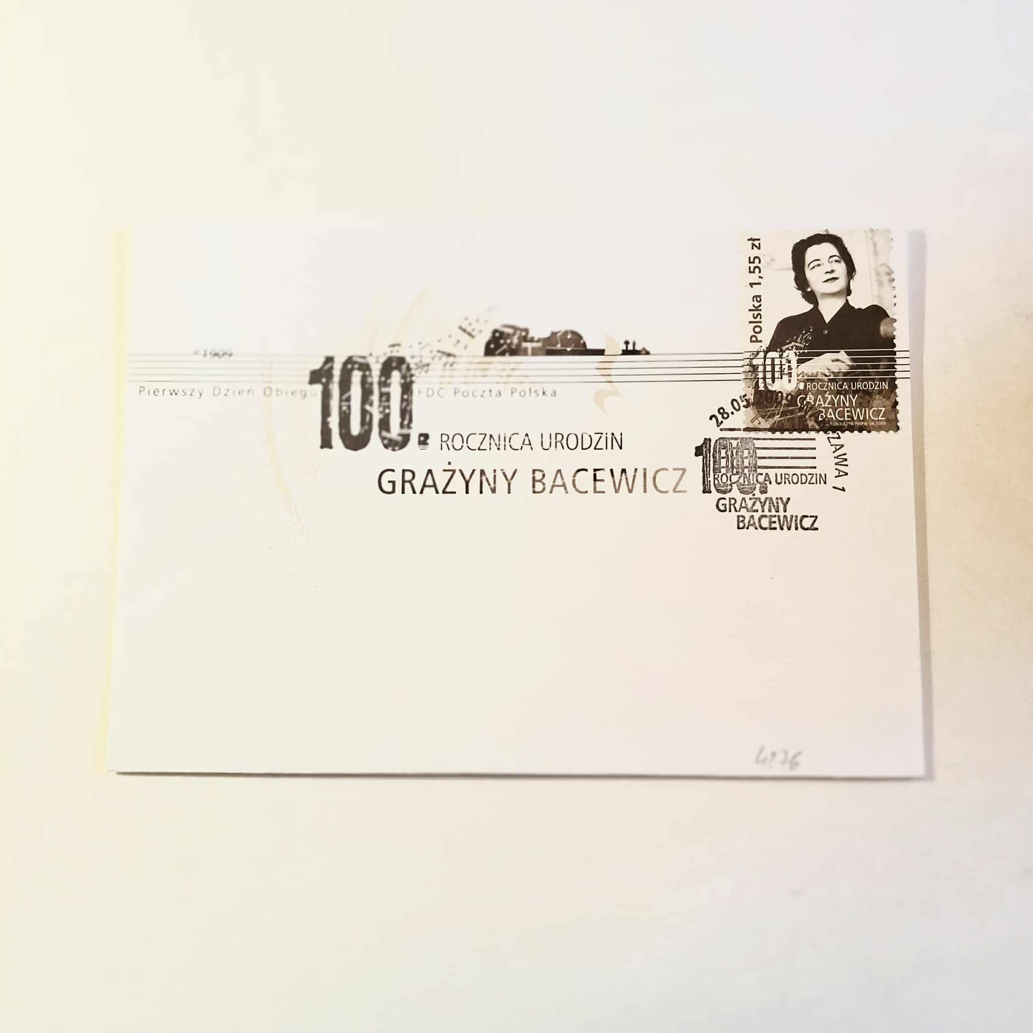 Fi 4276 koperta FDC 100. rocznica urodzin...