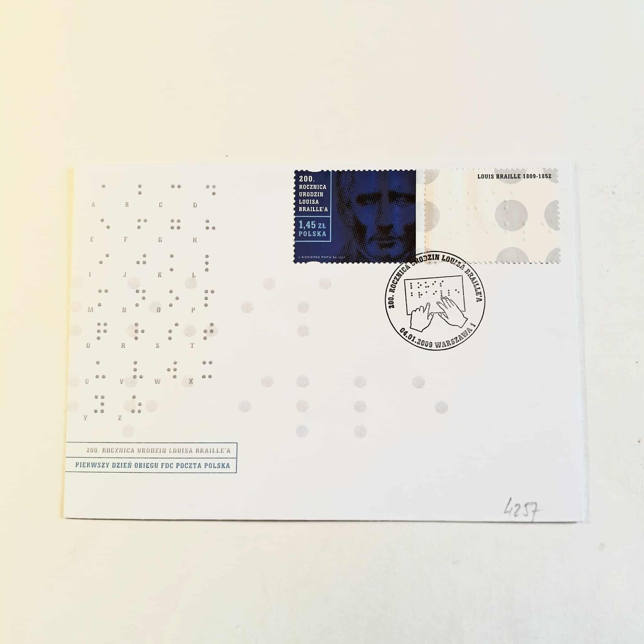 Fi 4257 koperta FDC 200. rocznica urodzin...