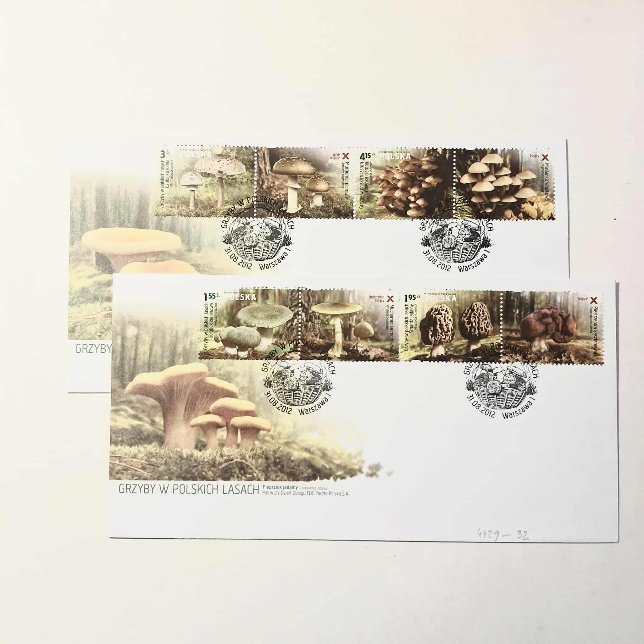 Fi 4429 - 32 koperta FDC Grzyby...