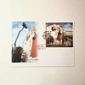 Fi 4556 duża koperta FDC  Sztuka ulicy.