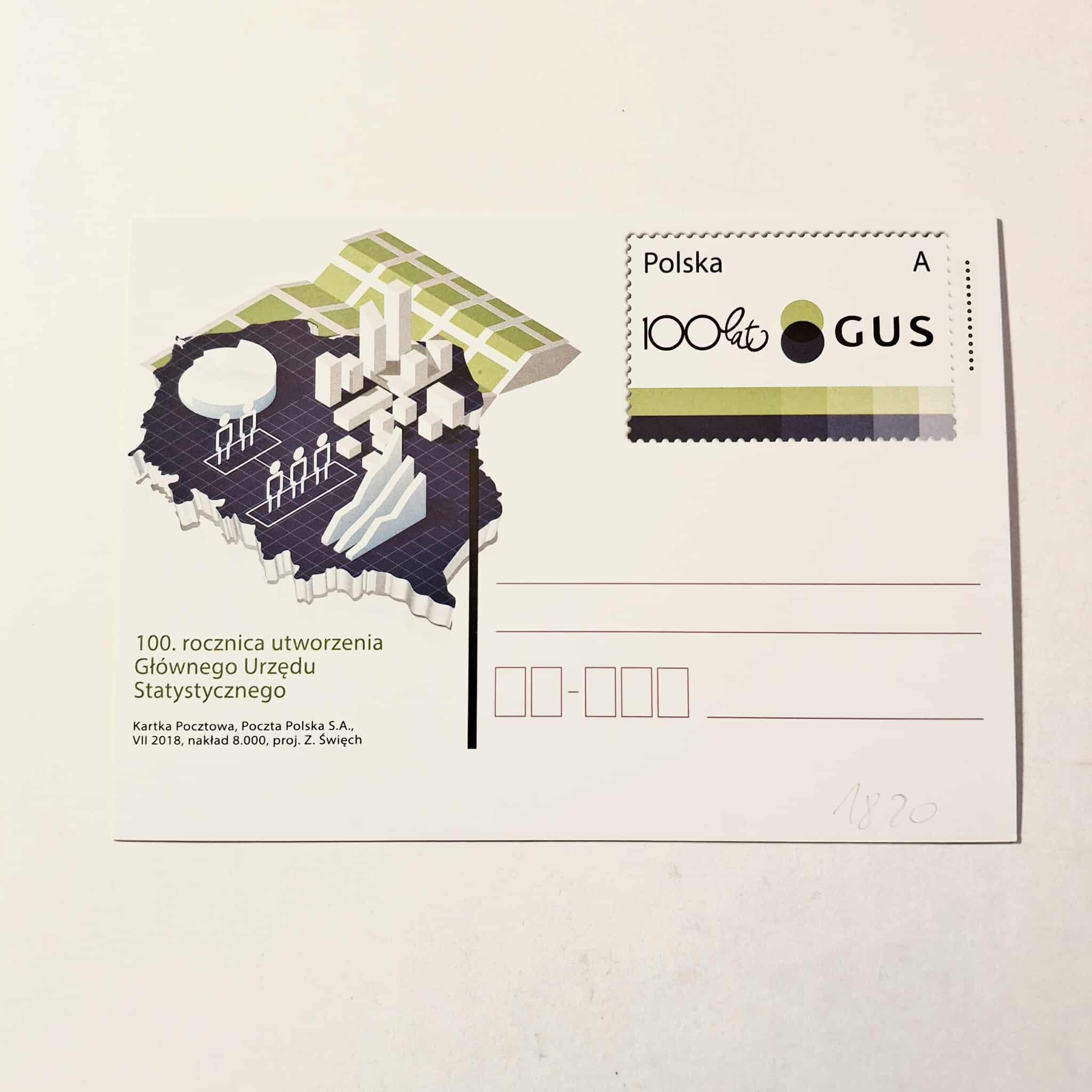 Fi 1820 całostka pocztowa Cp (opis)