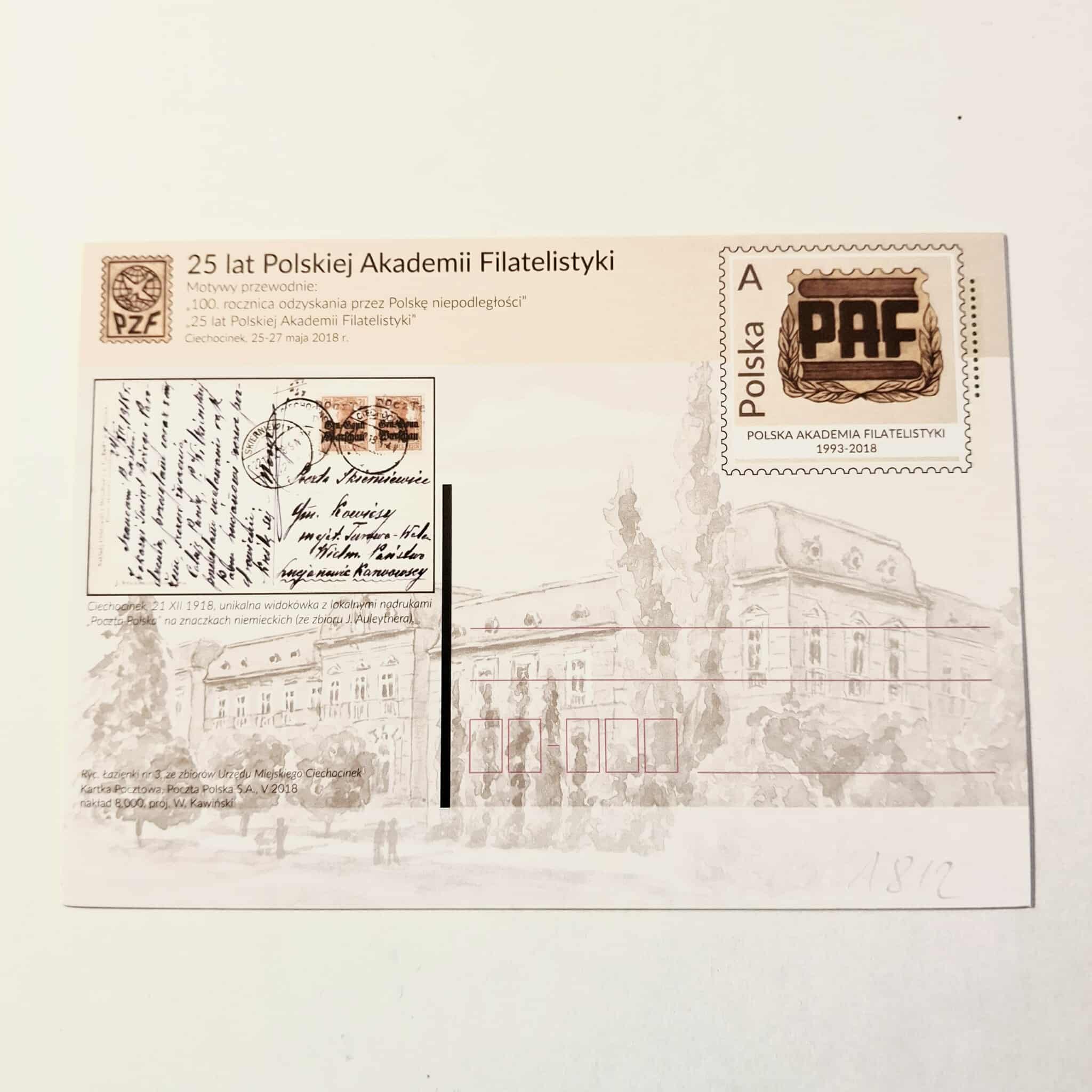 Fi 1812 całostka pocztowa Cp (opis)