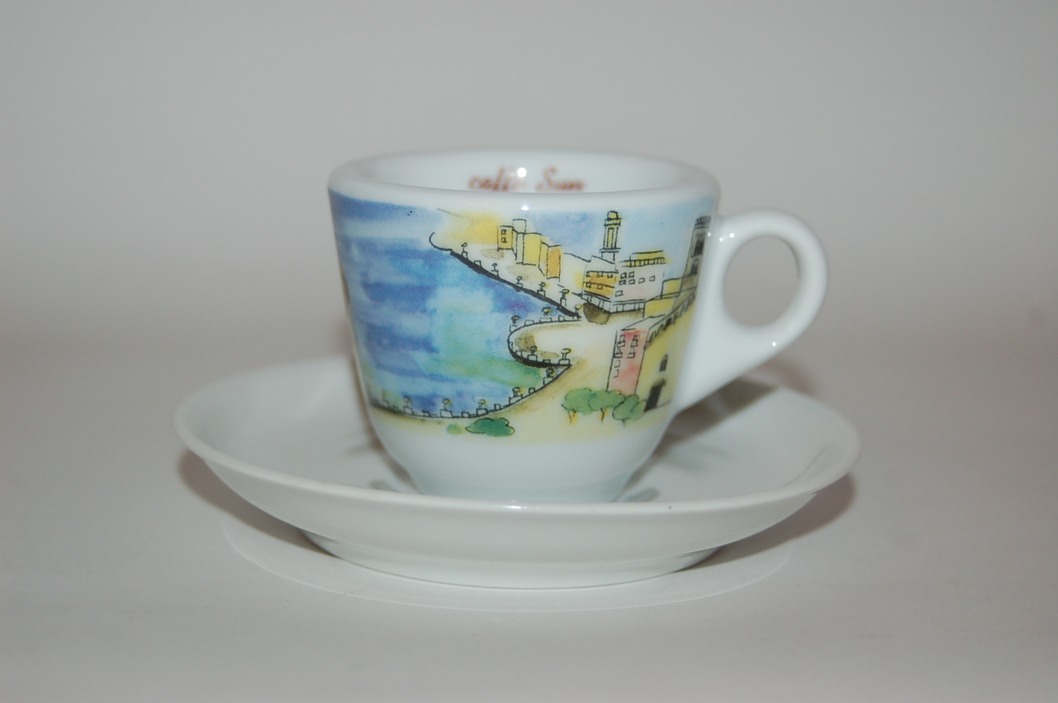 Filiżanka espresso ZESTAW CAFFE SUN + GRATIS STOJAK F2487 - obrazek 4