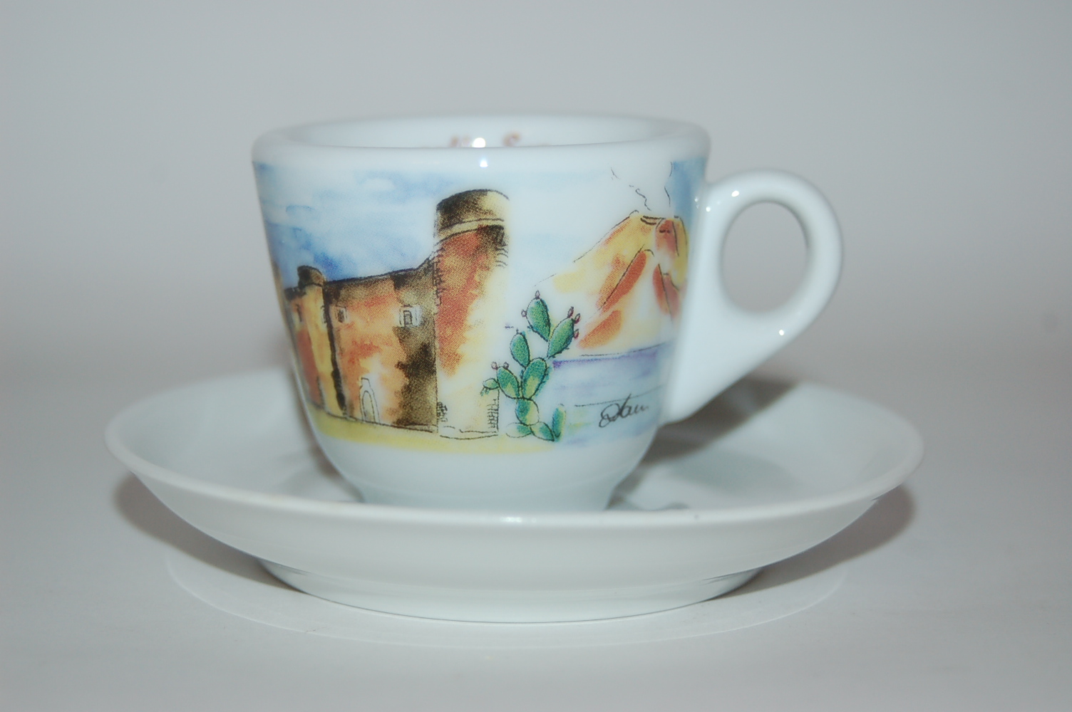 Filiżanka espresso ZESTAW CAFFE SUN + GRATIS STOJAK F2487 - obrazek 14