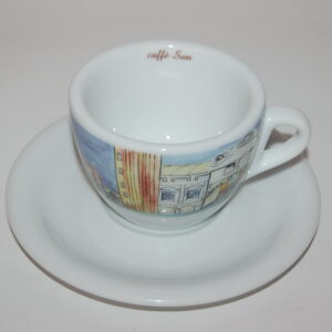 Filiżanka cappuccino  CAFFE SUN F2489 + GRATIS TALERZYK