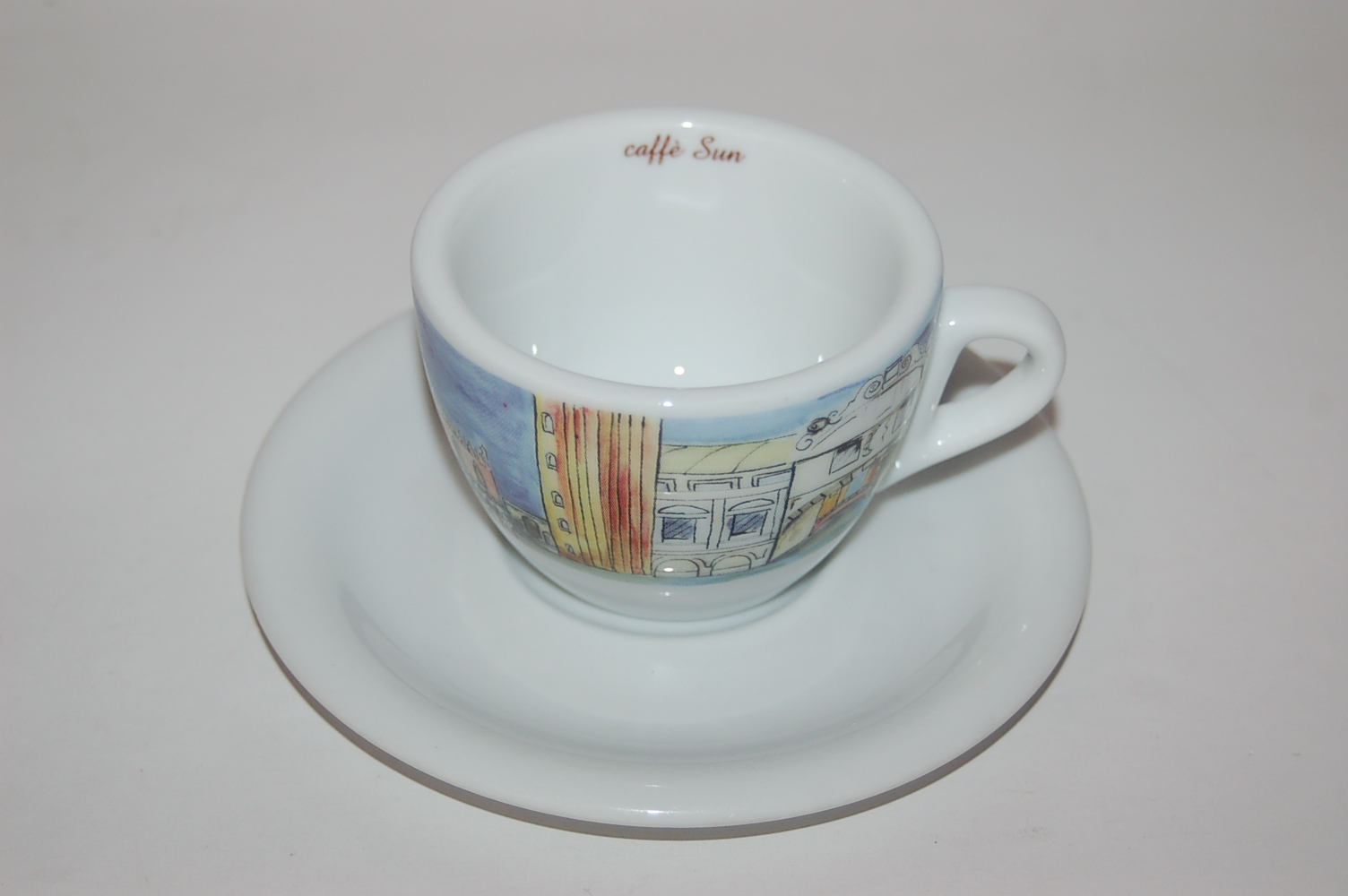 Filiżanka cappuccino CAFFE SUN F2489 + GRATIS TALERZYK