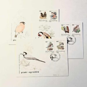 Fi 3310 - 15 koperta FDC  Ptaki ogrodów.