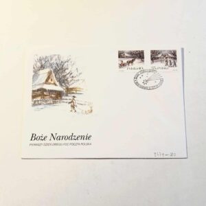 Fi 3477 - 80 Koperta FDC Boże Narodzenie.