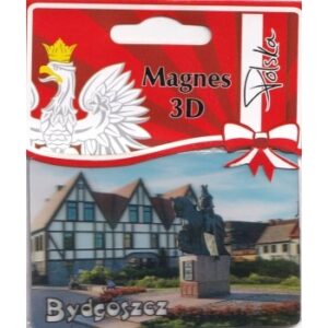 MIASTO BYDGOSZCZ MAGNES NA LODÓWKĘ 3D M00292