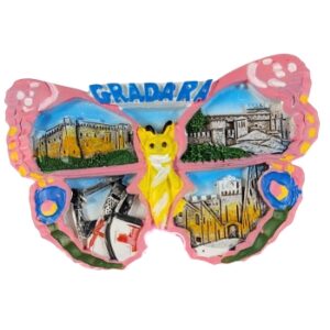 GRADARA WŁOCHY MAGNES RÓŻNE WIDOKI W MOTYLU M00586