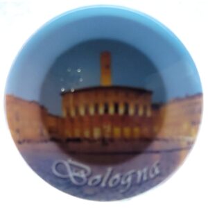 BOLONIA ITALIA MAGNES SZKLANY WIDOK  M00834