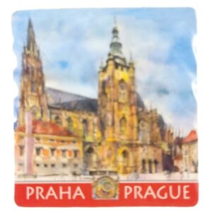 PRAGA CZECHY MAGNES WIDOK M01084