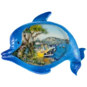 MAGNES NA LODÓWKĘ WIDOCZEK NA MARINĘ W DELFINIE M01319